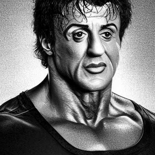 Prompt: a detailed digital art of Sylvester Stallone as a turtle, 8k, ornate, intricate