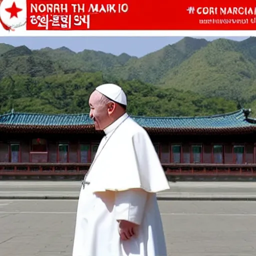 Image similar to north korean pope francis,