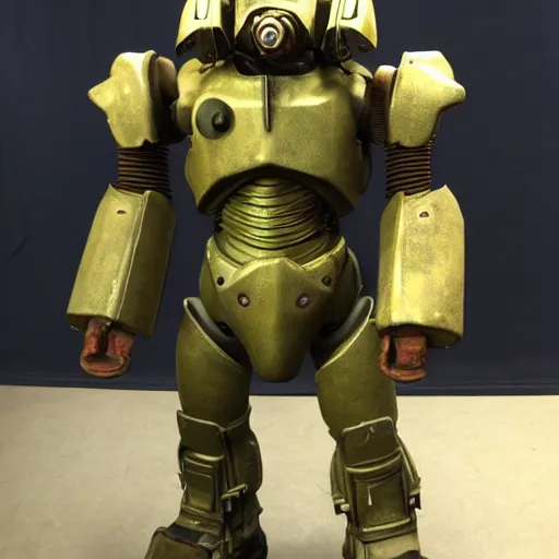 Image similar to a T-60 Power Armor from Fallout,