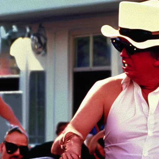 Prompt: donald trump as hunter s thomson from fear in loathing in las vegas