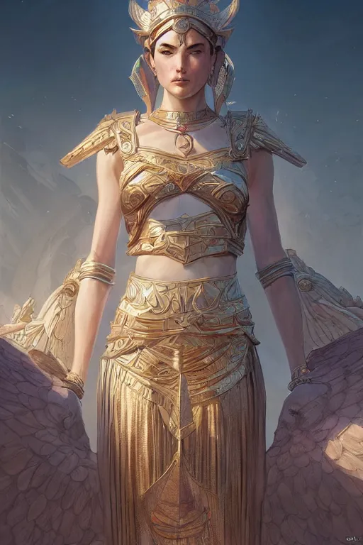 Prompt: goddess of the emperial city, highly detailed, digital painting, artstation, concept art, smooth, sharp focus, illustration, unreal engine 5, 8 k, art by artgerm and greg rutkowski and edgar maxence