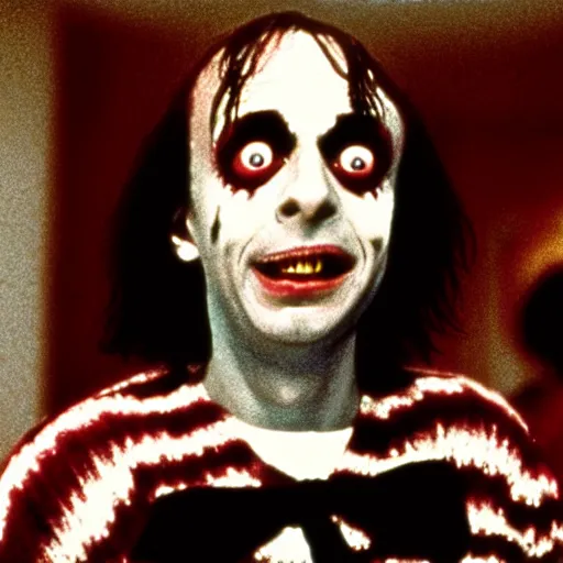 Image similar to Beetlejuice, film still from the movie The Shining