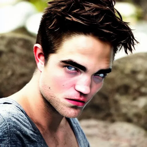 Image similar to robert pattinson mixed with taylor lautner