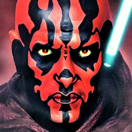 Image similar to darth maul as good guy