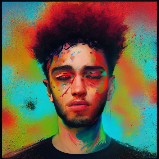 Image similar to euphoria album art cover by sam spratt