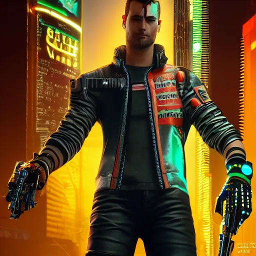 Image similar to johnny silverhand | cyberpunk 2 0 7 7 | portrait | hyperrealistic | dslr | 8 k