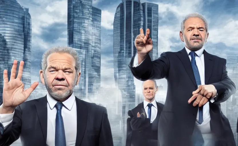 Image similar to alan sugar hands wailing. hands, hands, dream sequence. the apprentice, hyperdetailed, 8 k