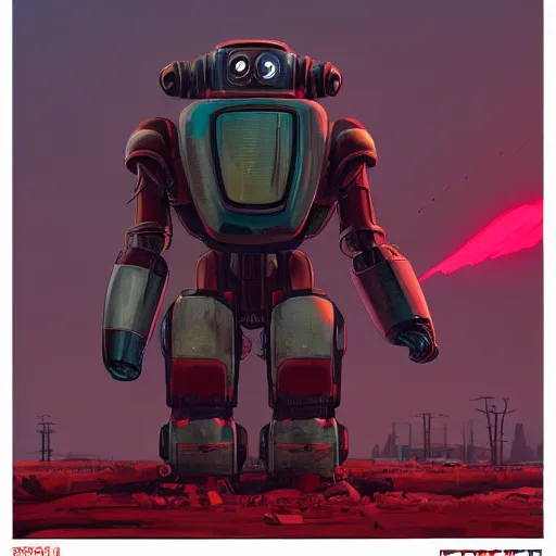 Image similar to Retrofuturism red alert spider power armor by Simon Stålenhag character design, character sheet, postapocalypse soviet spiderl robot by simon stalenhag, mutant year zero robot , trending on Artstation, 8K, ultra wide angle, zenith view, pincushion lens effect