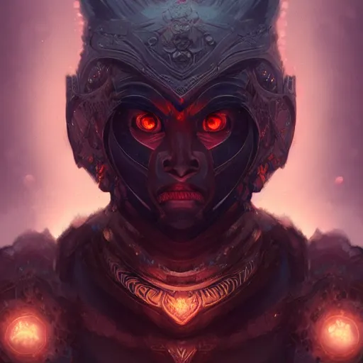 Image similar to a stunning portrait of a noble male human fantasy warrior, with glowing eyes, face, intricate, elegant, highly detailed, digital painting, artstation, concept art, smooth, sharp focus