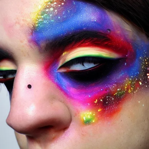 Prompt: Liminal space in outer space!!!!!, (((special effects makeup)))