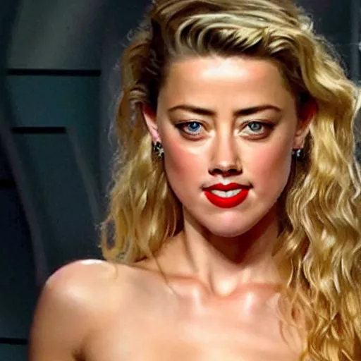 Image similar to amber heard as a gourd is a gourd intercross hybrid