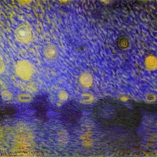 Prompt: Liminal space in outer space, by Monet
