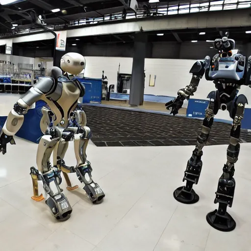 Image similar to atlas robots, boston dynamics