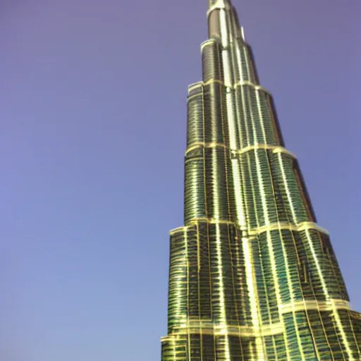 Image similar to burj Khalifa made of cactus