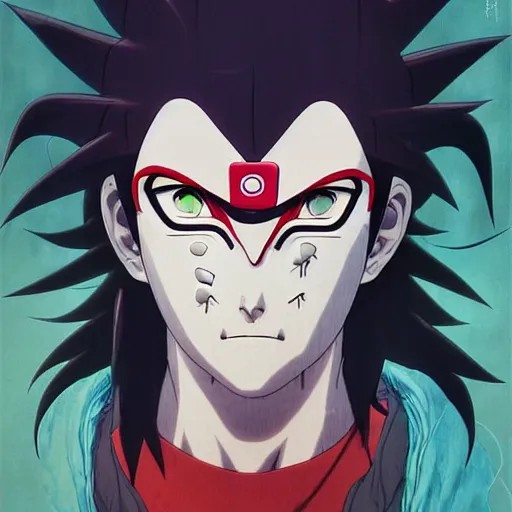 Prompt: prompt : madara uchiha portrait soft light painted by james jean and katsuhiro otomo and erik jones, inspired by akira anime, smooth face feature, intricate oil painting, high detail illustration, sharp high detail, manga and anime 1 9 9 9