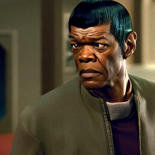 Prompt: Samuel L Jackson as Spock