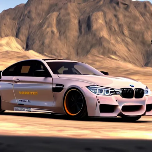 Image similar to the BMW from need for speed most wanted