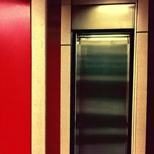 Prompt: “closed elevator doors”