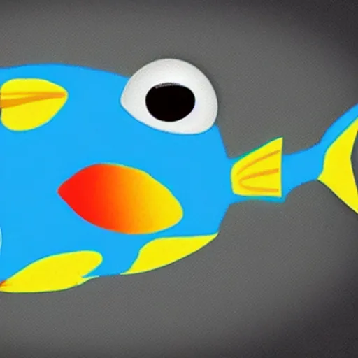 Prompt: fish with four legs. pixar cartoon