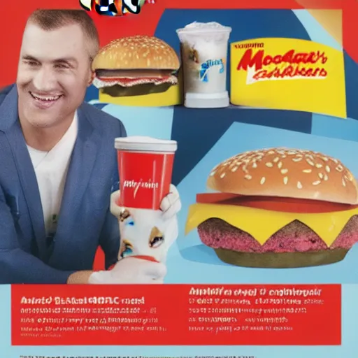 Image similar to ad for McDonald's new Mc Teethburger