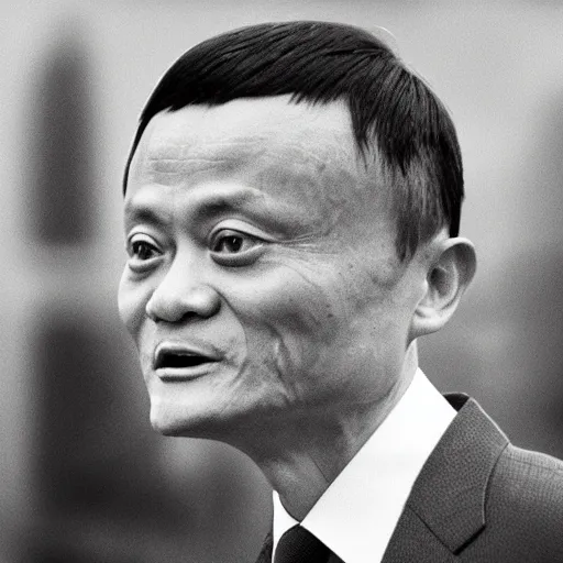 Image similar to jack ma tiny face enlarge cranium photo portrait