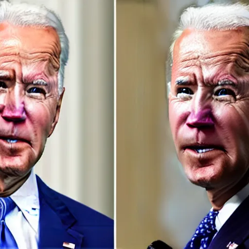 Prompt: translucent joe biden