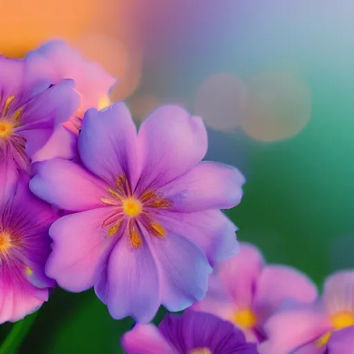 Prompt: non - existent flowers soft light soft colors high resolution 4 k wallpaper