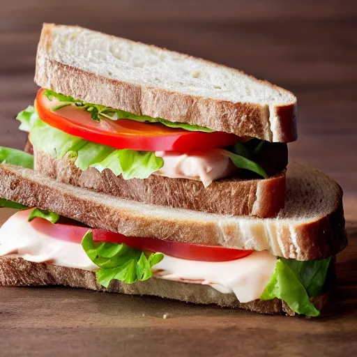 Prompt: sandwich sandwich, cookbook photo