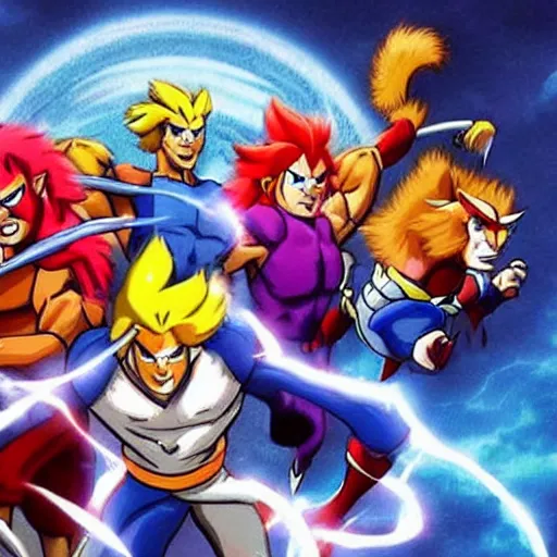 Image similar to live action thunder cats