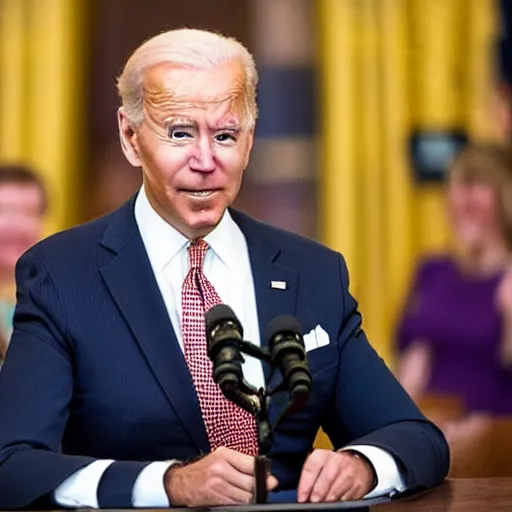 Image similar to joe biden pogchamp face, photo