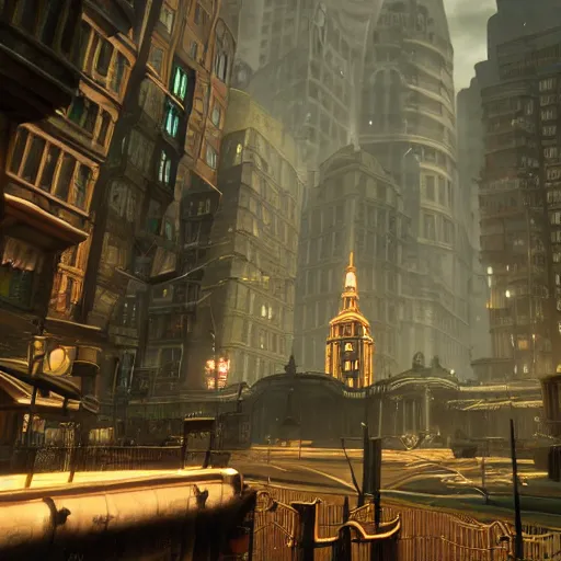 Image similar to the city of rapture bioshock