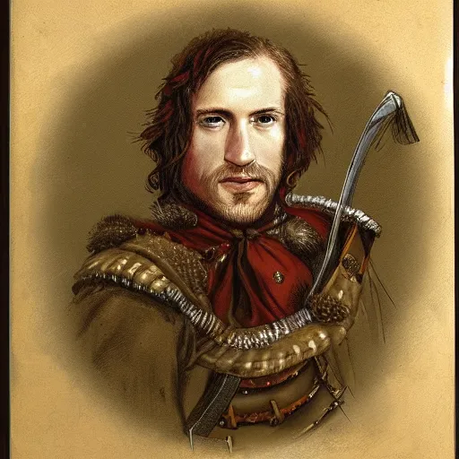 Image similar to a portrait of a Scottish laird.