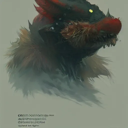 Image similar to realistic portrait of a grox from spore, red furry creature with one robotic eye, pointy ears, dramatic lighting, illustration by greg rutkowski, yoji shinkawa, 4 k, digital art, concept art, trending on artstation