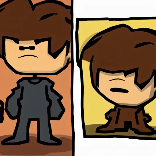 Prompt: willem dafoe in the binding of isaac rebirth