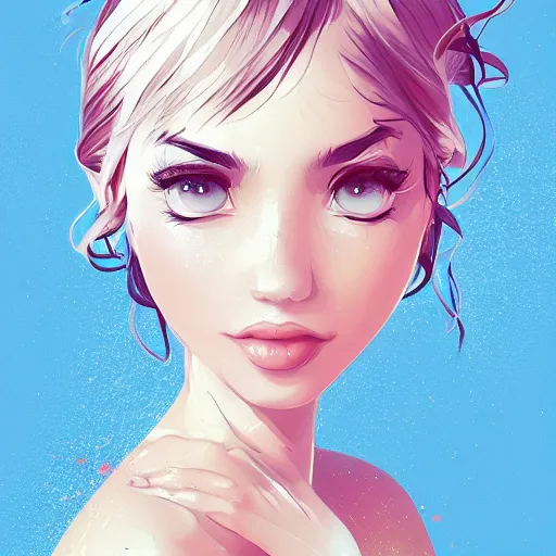 Image similar to the joy of life, by ross tran, a simple vector based illustration, artgerm