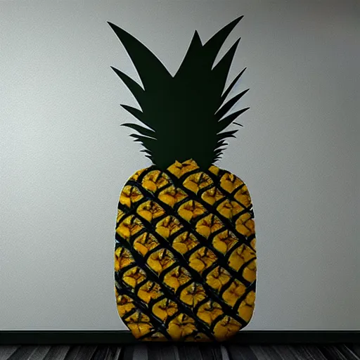 Image similar to the pineapple king, realistic, hdr, clear image, hdd, rtx on, dynamic lighting,