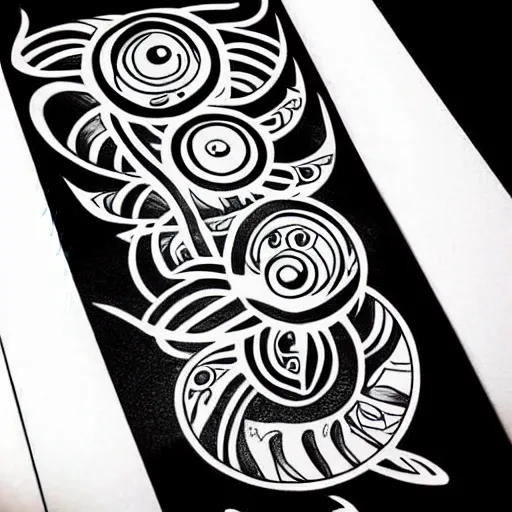 Prompt: Flash Tattoo Sheet Drawings, Abstract, Illustration, Design, Contemporary Tattoo