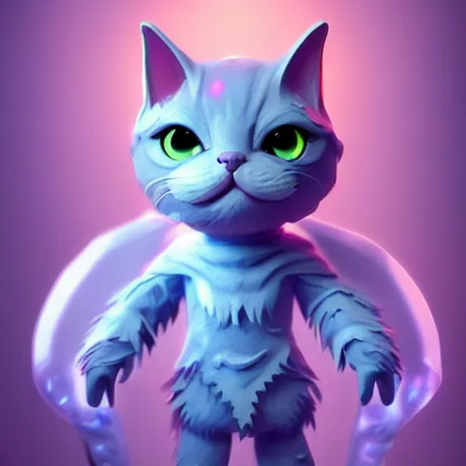 Prompt: super cute fantasy cat warrior 3D concept art by beeple and Raffaello Sanzi, anthropomorphic, glowing effect, ornate, dynamic, centered, sharp focus, beautiful detailed, face very realistic, Game Art!!, hyper detailed, no background, cartoon, cinematic, raytrace, Trend on artstation, C4D