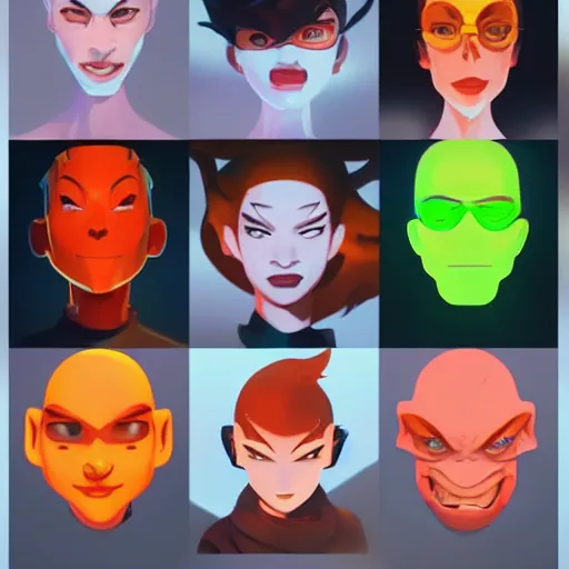 Image similar to face icon stylized minimalist toxic crusaders, loftis, cory behance hd by jesper ejsing, by rhads, makoto shinkai and lois van baarle, ilya kuvshinov, rossdraws global illumination