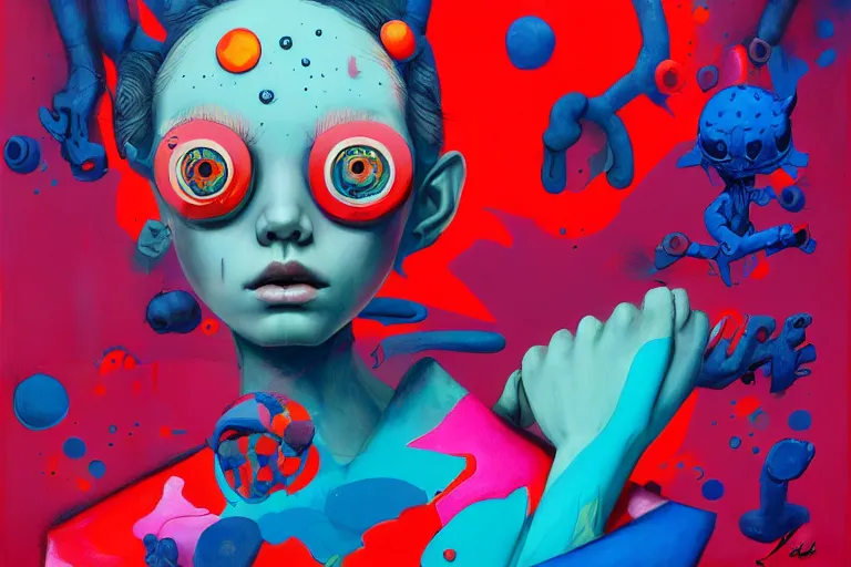 Image similar to mixed media, a brutalist designed, vivid colours, cryptic, mystical, pop surrealism by james jean, roby dwi antono, ross tran, steven kenny, paul neberra, ashley wood, atmospheric, trending on artstation. 8 k masterpiece