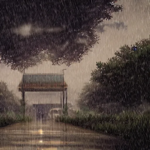 Image similar to rain, pattern, highly detailed, makoto shinkai