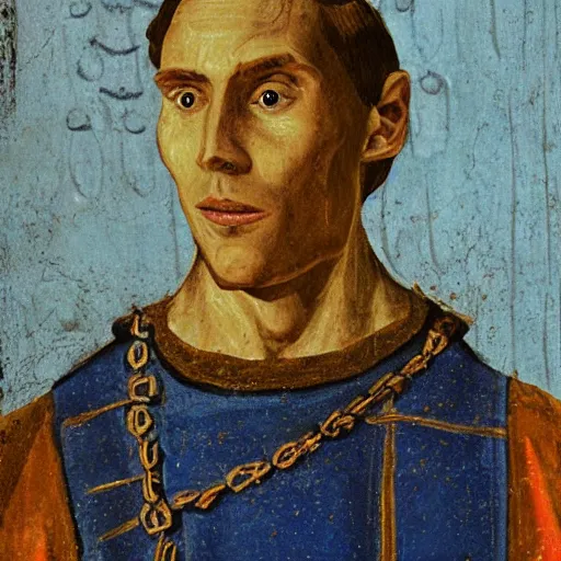 Image similar to jerma, medieval painting