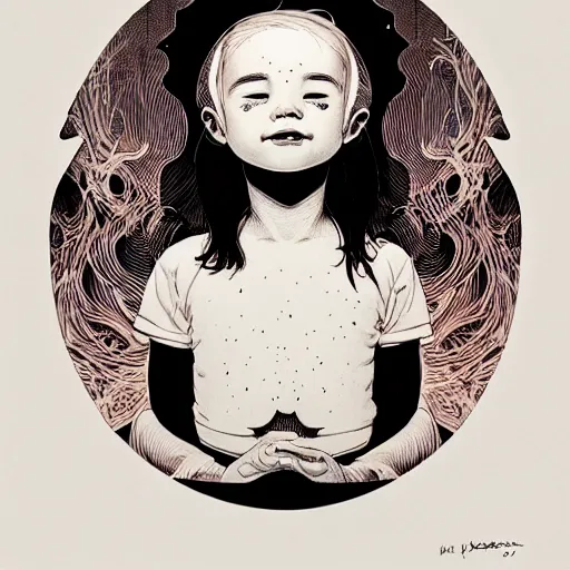 Prompt: portrait top light, by killian eng and joe fenton and martin deschambault and conrad roset, inspired by baby yoga, etching, fine, sharp high detail,