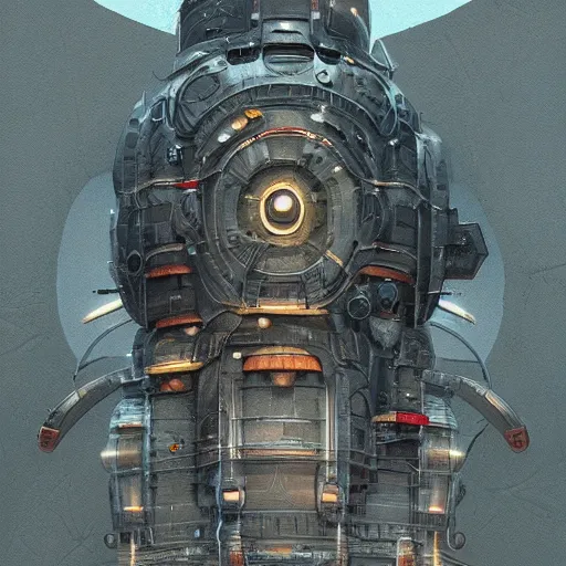 Prompt: detailed portrait of an organic scifi gadget, exterior, organic ornaments, brutal archi, ian mcque, minoru nomata