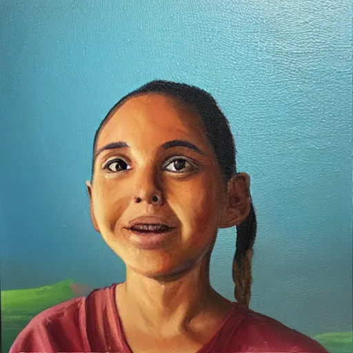 Prompt: oil painting of hope