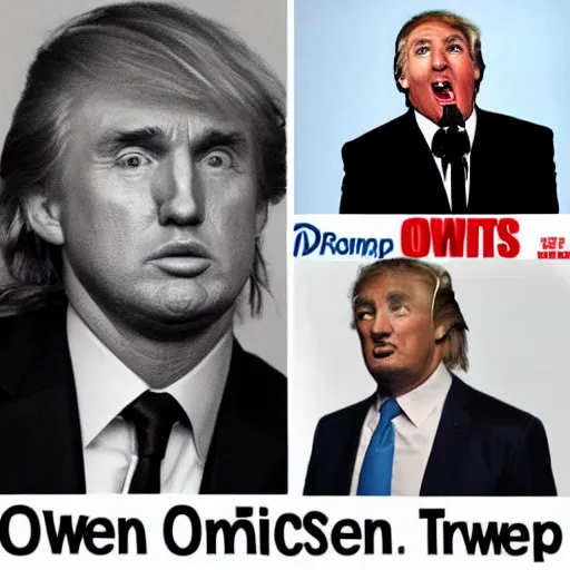 Image similar to owen wilson as Donald Trump