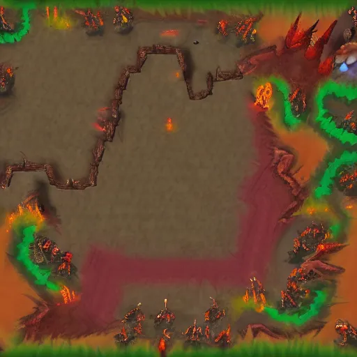 Image similar to TzKal-Zuk at the Inferno, old school runescape, lava river, magma, large shield of magma, obsidian pillars