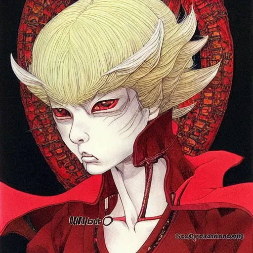 Image similar to prompt : portrait of diablo character painted in miyazaki color style drawn by katsuhiro otomo and takato yamamoto, inspired by fables, china doll face, smooth face feature, intricate oil painting, high detail, sharp high detail, manga and anime 2 0 0 0