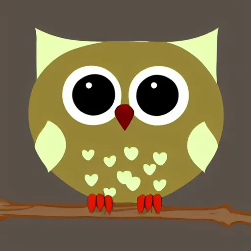 Image similar to cute baby owl drawing white background