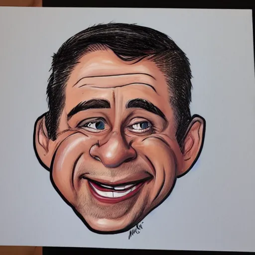Prompt: a caricature portrait of Mark Walberg drawn by Mort Drucker Mad Magazine